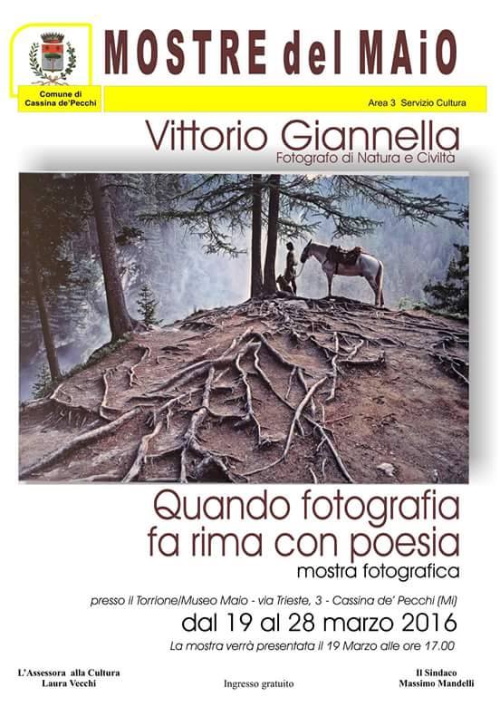 Manifesto Mostra di Vittorio Giannella
